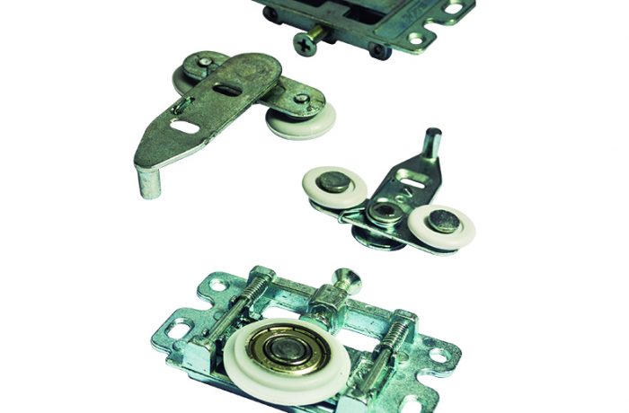 Kit de roldana regulável para móveis